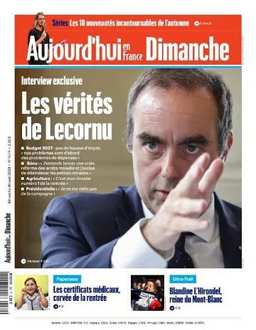 Aujourd’hui en France - 30 Août 2026