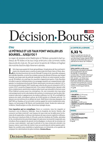 Décision bourse - 22 août 2026