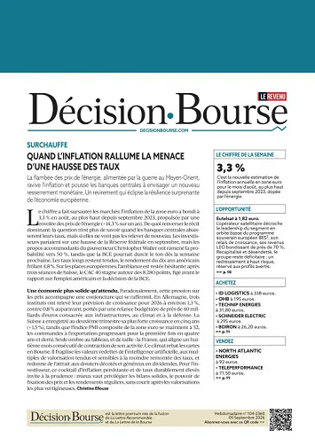 Décision bourse - 5 septembre 2026