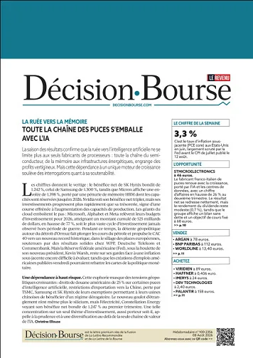 Décision bourse - 8 août 2026