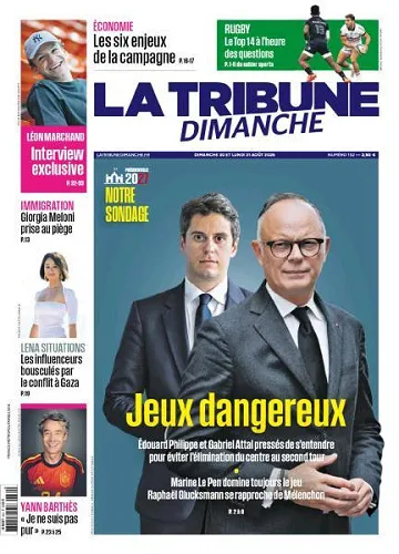 La Tribune Dimanche - 30 Août 2026