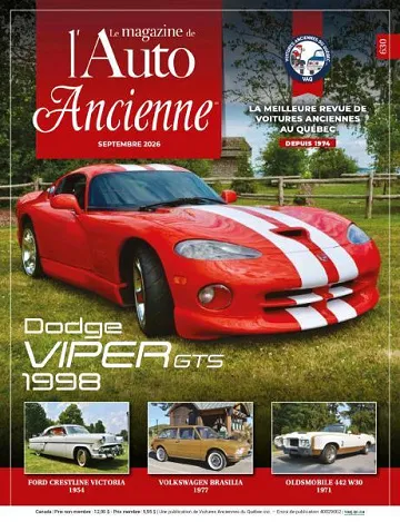 L’Auto Ancienne - Septembre 2026