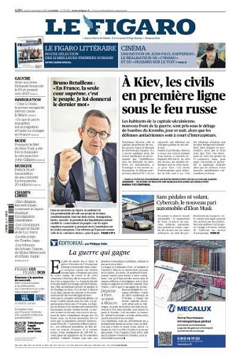 Le Figaro du Jeudi 3 Septembre 2026