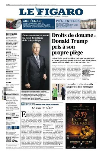 Le Figaro du Mercredi 2 Septembre 2026