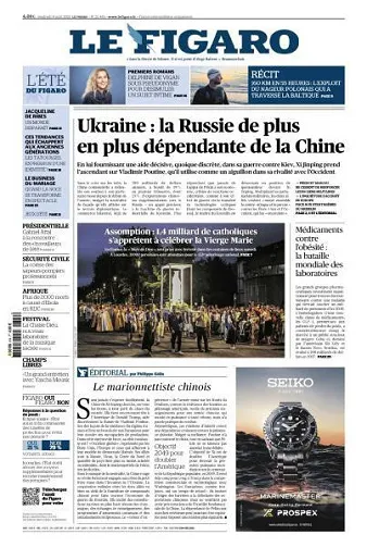 Le Figaro du Vendredi 14 Août 2026