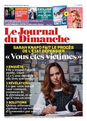 Le Journal du Dimanche - 30 Août 2026