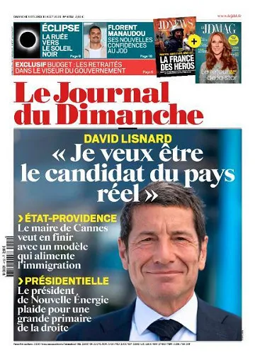 Le Journal du Dimanche - 9 Août 2026