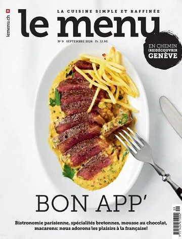 Le Menu French Edition - Septembre 2026