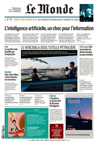Le Monde Du Mercredi 12 Août 2026