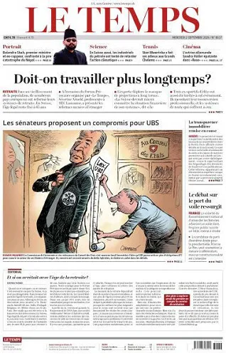 Le Temps - 2 Septembre 2026
