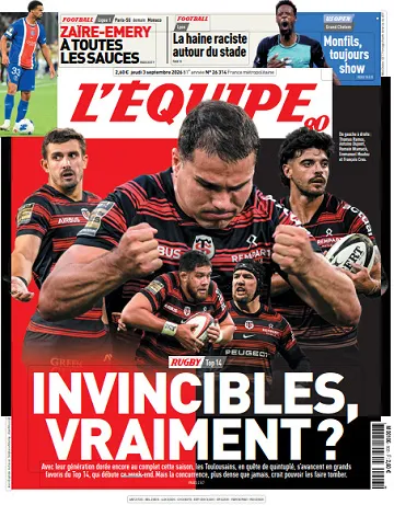 L’Équipe du Jeudi 3 Septembre 2026