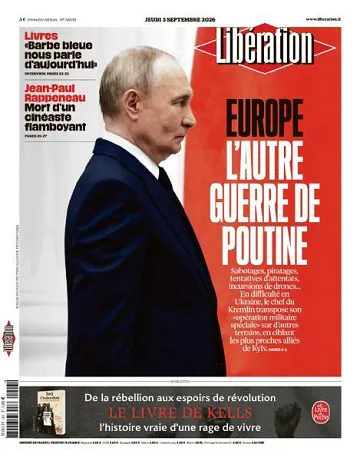 Libération du Jeudi 3 Septembre 2026