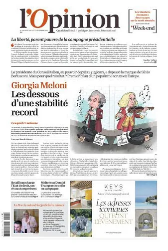 L’Opinion - 4-5 Septembre 2026