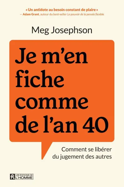 Meg Josephson -Je m’en fiche comme de l’an 40 (2026)