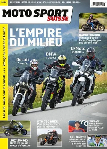 Moto Sport Suisse N°8 2026