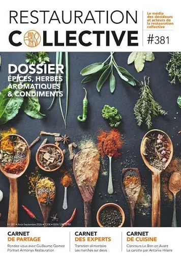 Restauration Collective - Août-Septembre 2026