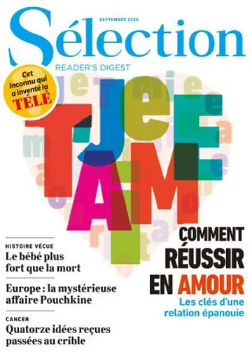 Sélection Reader’s Digest France - Septembre 2026